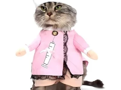NACOCO Nurse Halloween Costume for Dogs & Cats (Large, Pink) $5.xx & More