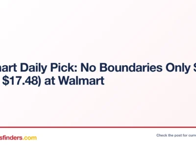 Walmart deal card