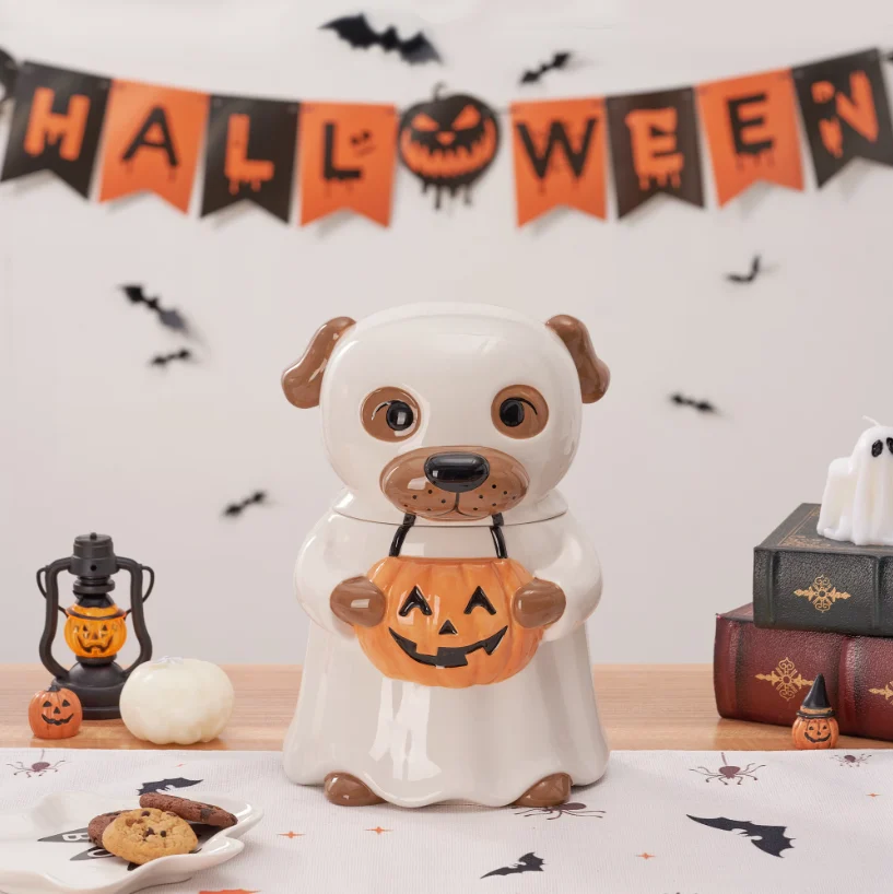 Halloween Ghost Dog Cookie Jar Deal: Save $6.49 at Walmart