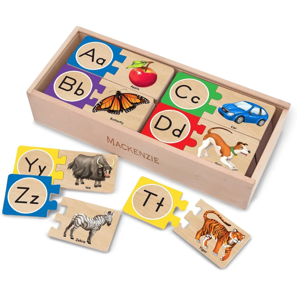 Melissa & Doug Alphabet Wooden Puzzles Deal: Save $9.xx at Amazon