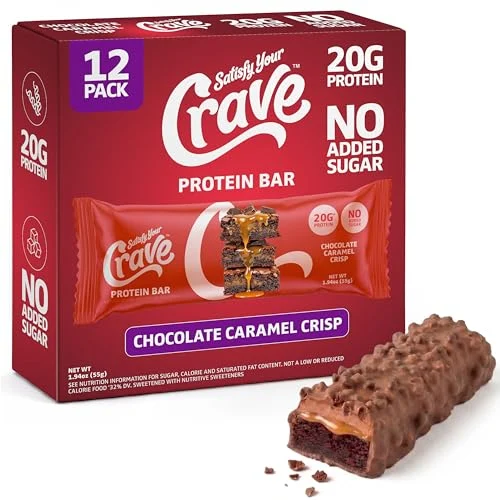 Satisfy Your Crave Protein Bars Only $14.xx at Amazon