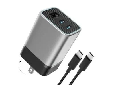 CUKTECH 65W 3-Port Foldable GaN Wall Charger w/ USB-C Cable $15.xx + Free Shipping w/ Prime or on $35.xx+