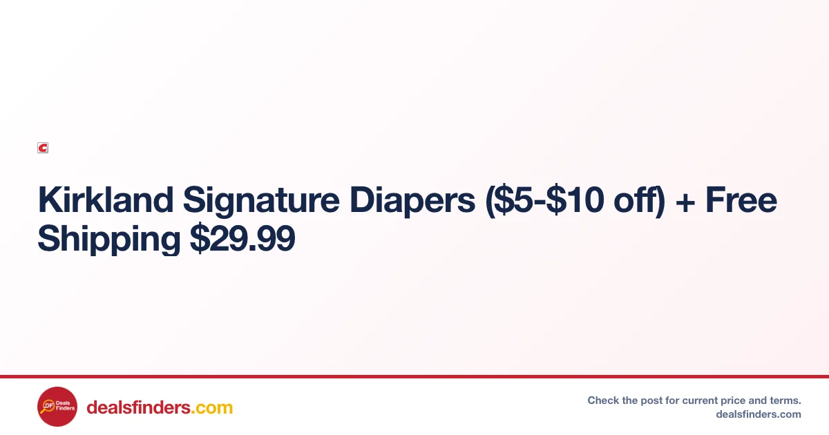 Kirkland Signature Diapers Only $5 at Costco