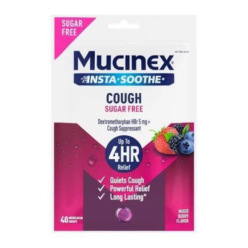 Mucinex Instasoothe Sugar Free Cough Drops Only $2.xx at Amazon