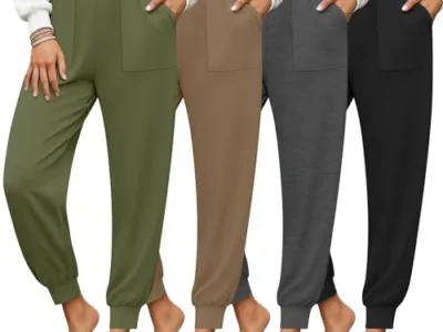 4-Pk Yearntown Women’s Jogger Yoga Pants w/ Pockets (Various) $24.xx