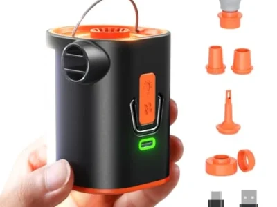 JOYROOM Rechargeable Air Pump for Inflatables w/ 4.8kPa Pressure & Camping Light $12.xx