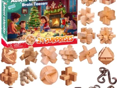 Thigreact 24 Days of Brain Teaser Puzzle Advent Calendar $16.xx at Amazon