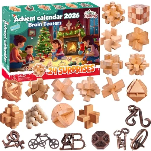 Thigreact 24 Days of Brain Teaser Puzzle Advent Only $16.xx at Amazon