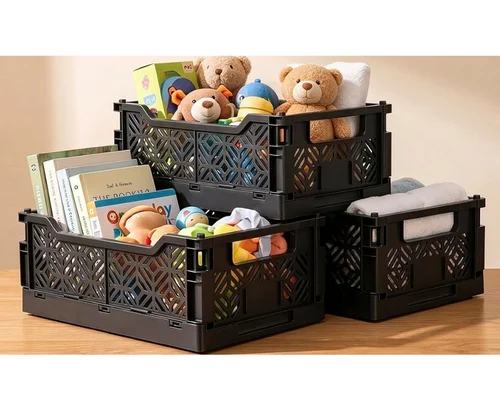 6-Pack Collapsible Plastic Storage Baskets for $21.xx (Reg $35)