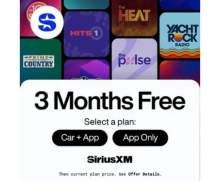 SiriusXM Free Trial: Get 3 Months for Your Car & Phone