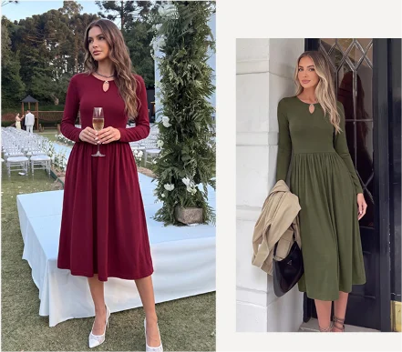Midi Empire Waist Dress Deal: Stylish Look for $14.99