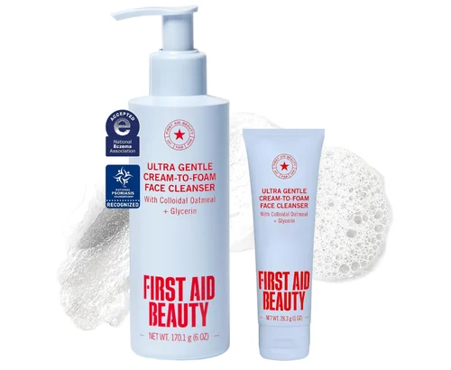 First Aid Beauty Face 2-Pack Cleanser for $14.xx