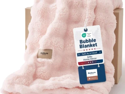 Bedsure Cloud Bubble Throw Blanket Deal