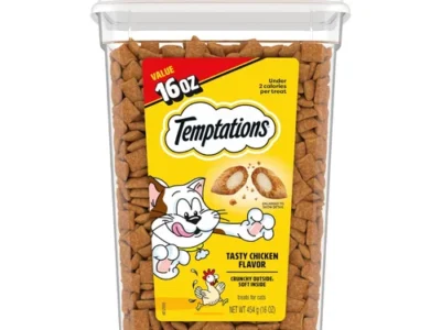 Temptations Cat Treats 16-Ounce Tub for $6.xx