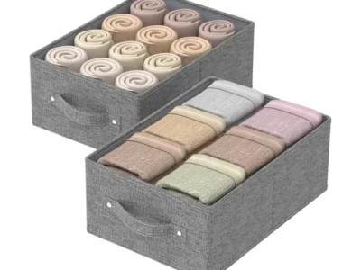 2-Pack Collapsible Storage Baskets With Handles for $4.xx