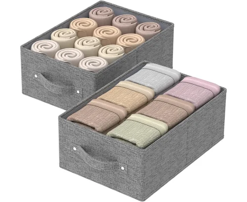 2-Pack Collapsible Storage Baskets With Handles for $4.xx