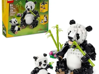 626-Pc LEGO Creator 3-in-1 Wild Animals: Panda Family Building Set $32.xx