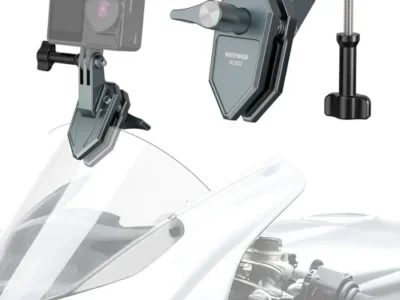 NEEWER 180° Tilt Neewer Aluminum Windshield Action Camera Clamp Mount $9.xx at Amazon