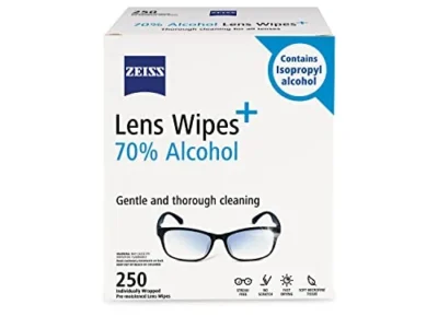 250-Count ZEISS Pre-Moistened Lens Cleaning Wipes $15.xx at Amazon