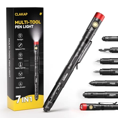 CLAKAP P3 7-in-1 Multitool Pen Only $15.xx (Reg. $30) at Amazon