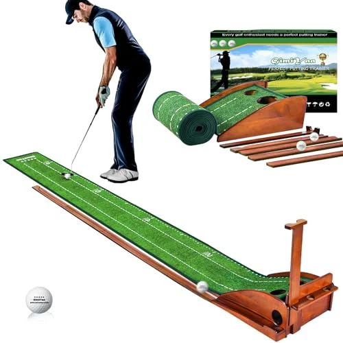 GimiYaa Golf Putting Mat Only $74.xx – Auto Return at Amazon