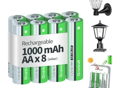 (8-Pack) Granicell NiMH Rechargeable 1.2V AA Batteries $3.xx