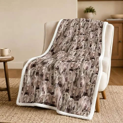 BlessLiving Weimaraner Blanket Only $25.xx (Reg. $27) at Amazon