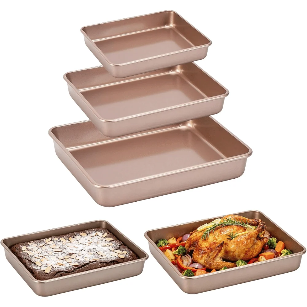 3-Pack Roasting Pan Set Deal: Save $13.xx at Amazon