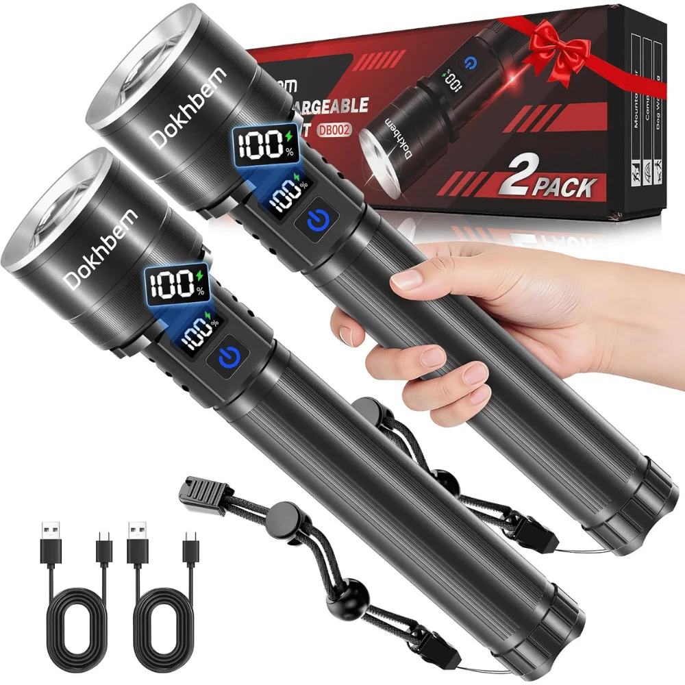 Rechargeable Flashlights 2‑Pack Deal: Save $19.xx at Amazon
