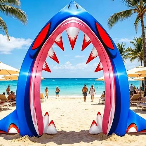 Danxilu Inflatable Shark Arch Only $15.xx (Reg. $60) at Amazon