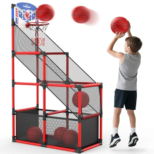 EagleStone Adjustable Basketball Hoop Only $29.xx (Reg. $50) at Amazon