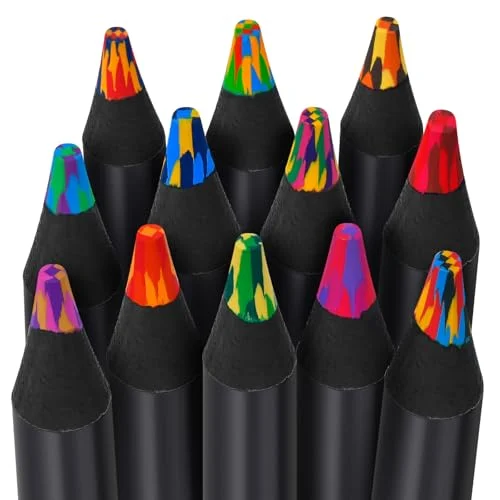 Rainbow Pencils 12‑Pack Only $3.xx (Reg. $6) at Amazon