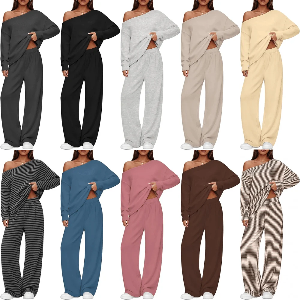 Off the Shoulder Lounge Set Deal: Save $31.xx at Amazon
