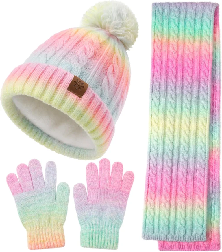 Ymomode Kids Winter Hat Scarf Gloves Set Deal