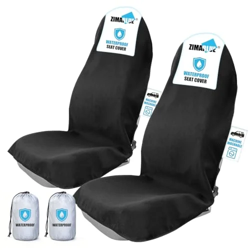 ZIMABLUE Waterproof Towel Car Seat Covers 2-Pack Only $21.xx at Amazon