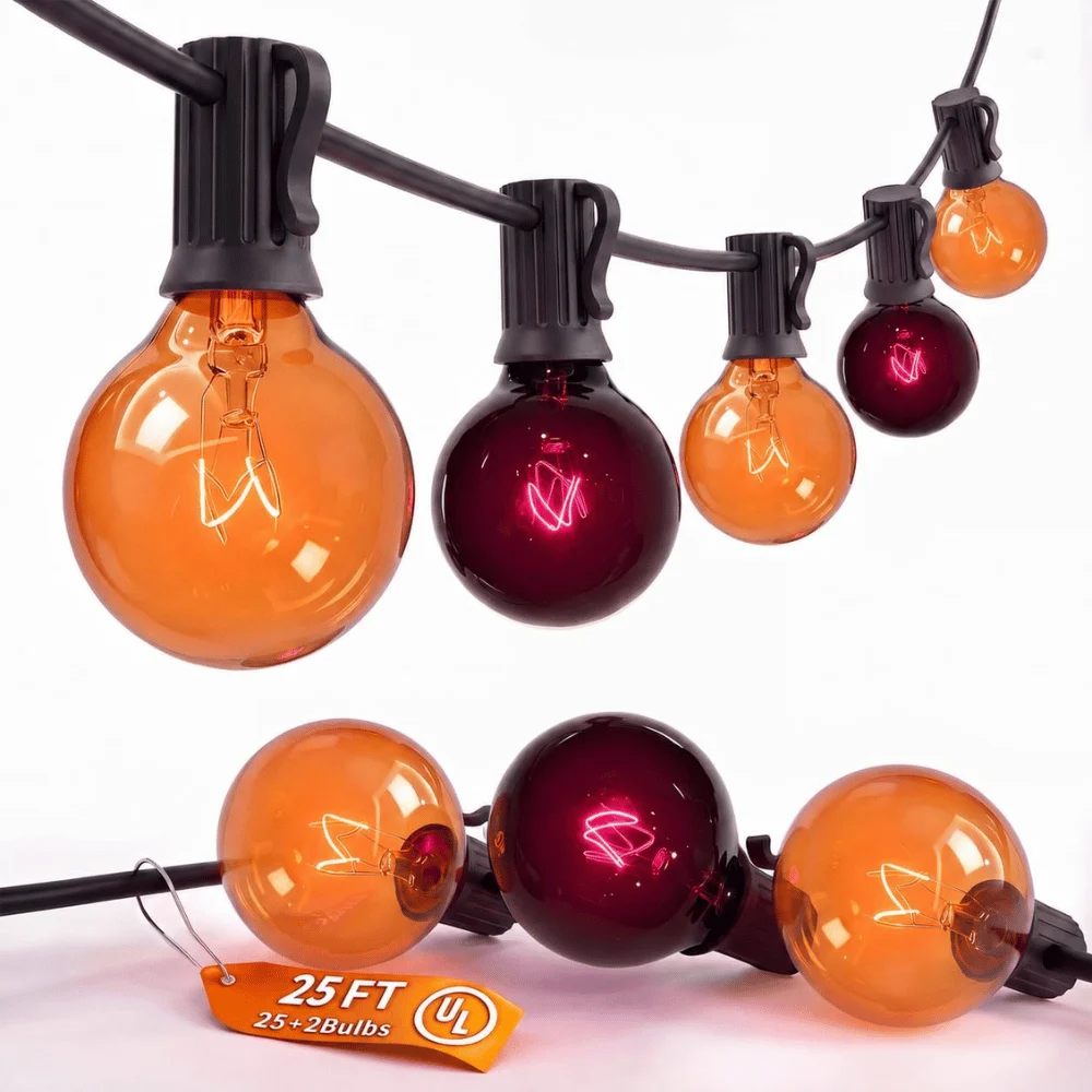 25FT G40 Halloween String Lights Deal: Save 70% at Amazon