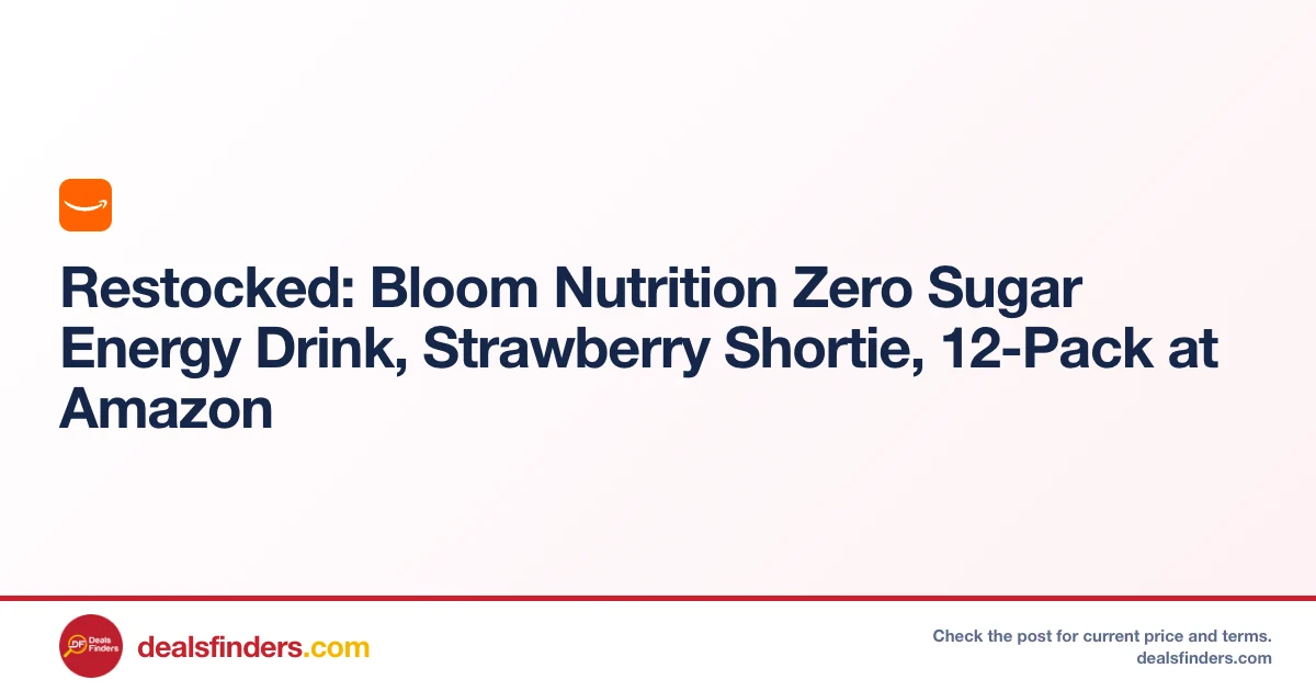 Restocked: Bloom as Low as $24.xx Each After Rewards at Amazon