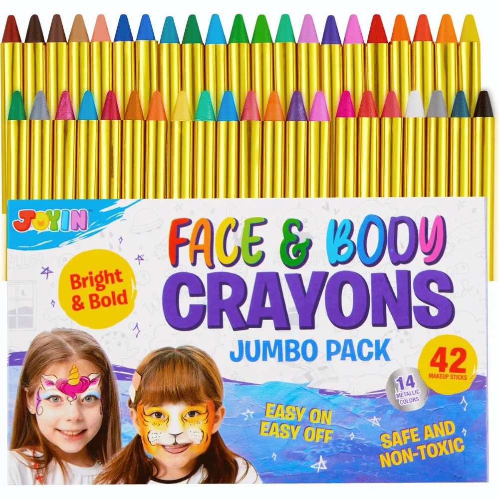 42PCS Face and Body Paint Crayons Deal: Save 60% at Amazon