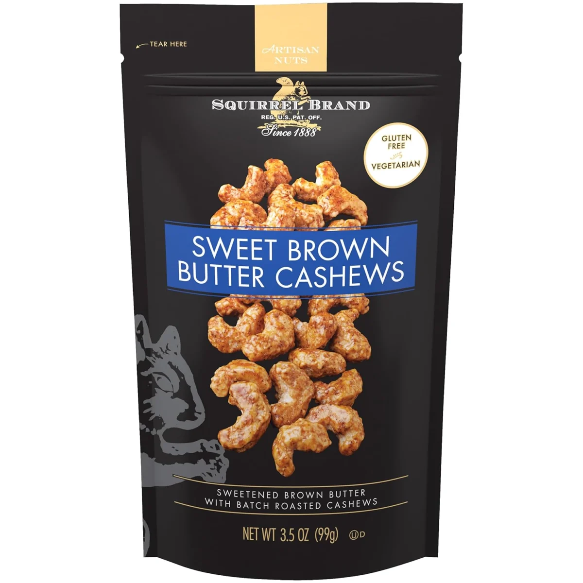 Squirrel Brand Sweet Brown Butter Cashews Deal: $2.49