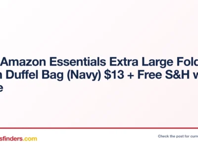 Amazon Essentials 150L Duffel Bag Only $13.xx at Woot