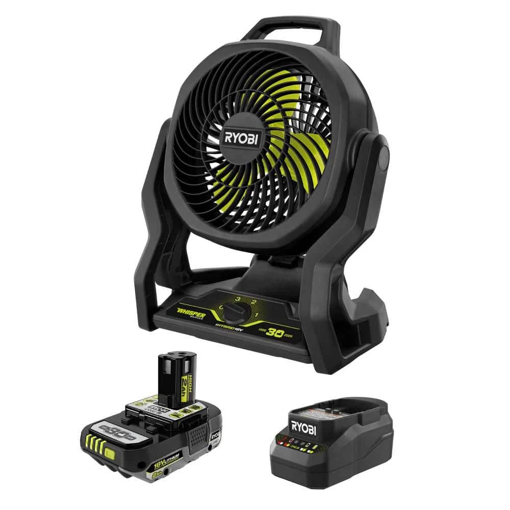 RYOBI ONE+ 18V Hybrid Fan 30th Anniversary Kit Only $49 at Home Depot