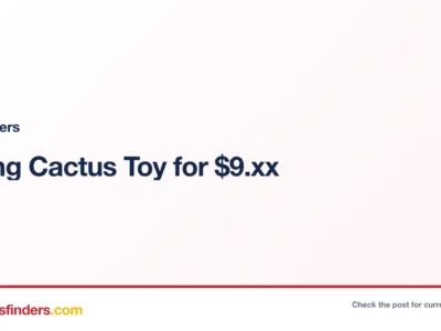 Talking Cactus Toy for $9.xx