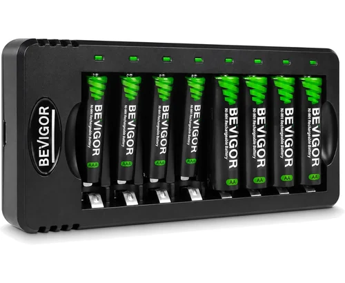 8 Rechargeable AA & AAA Batteries With Charger for $13.xx (Reg $25)