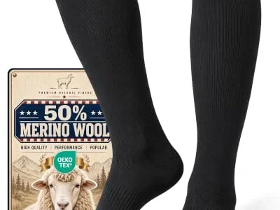 PULIOU Merino Wool Compression Socks Only $13.xx at Amazon