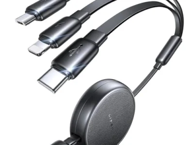 Lisen 3-in-1 Retractable Charging Cable Just $5.xx at Amazon