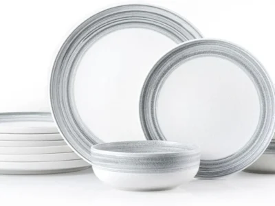 12 Pcs Stoneware Dinnerware Set Deal: Save 50%