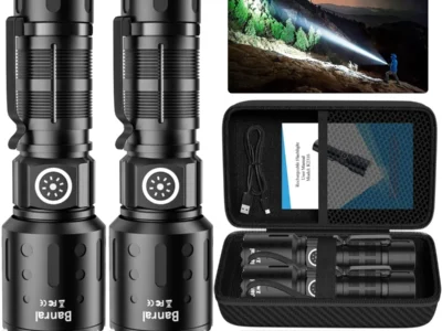 Rechargeable Flashlights 2-Pack for $12.xx