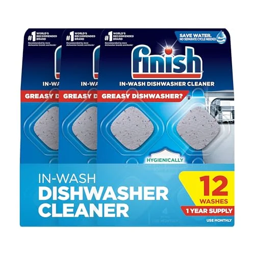 Finish Dishwasher Cleaner Tablets 12-Ct Only $13.xx at Amazon