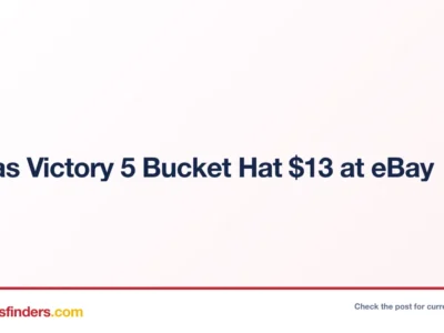 Adidas Victory 5 Bucket Hat Only $13 at eBay