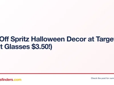 Spritz Halloween Decor 4-Count Glasses Only $3.50 at Target